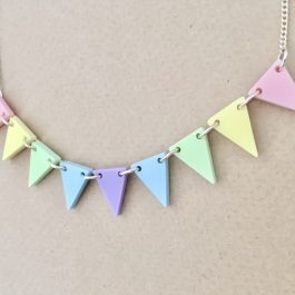Bunting Pastel Necklace