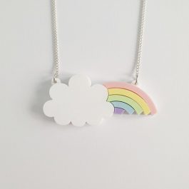 Peeking Rainbow Necklace