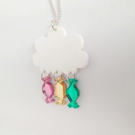 Raining Sweets Mirror Necklace