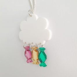 Raining Sweets Mirror Necklace